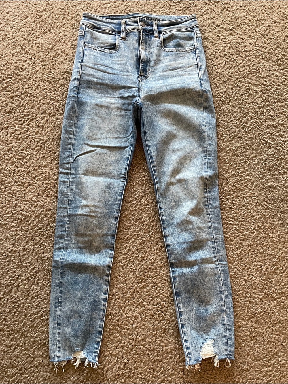 American Eagle Outfitters Light Blue Stretch Denim Jeans